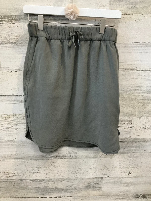 Athletic Skirt By Lululemon In Green, Size: 6 velvet skirt sumptuous