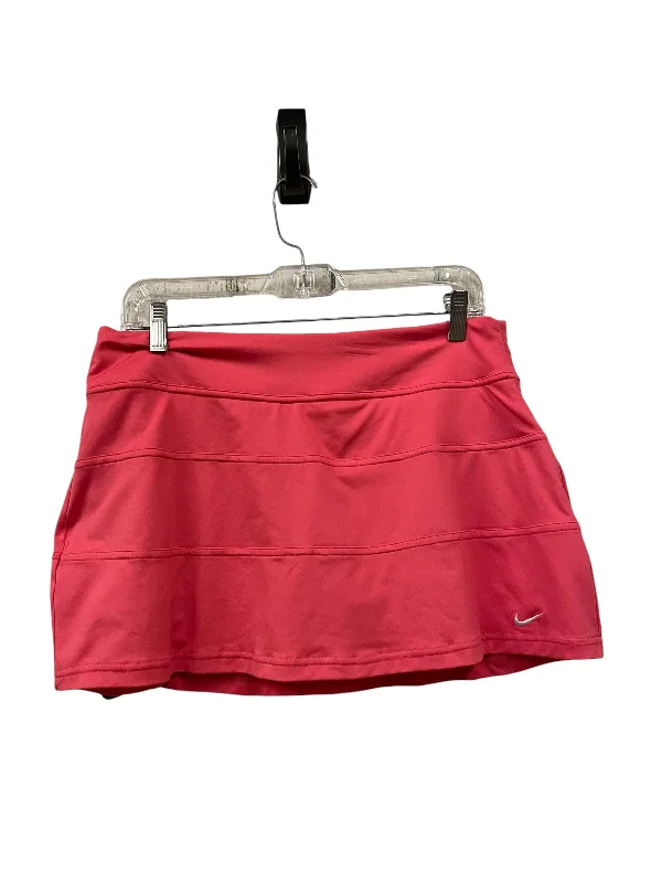 Athletic Skirt By Nike Apparel In Pink, Size: L a-line skirt cut