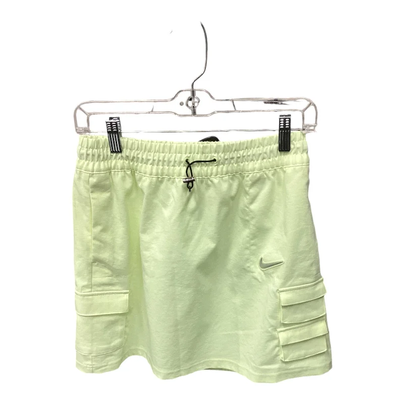 Athletic Skirt By Nike In Green, Size: S denim skirt durable