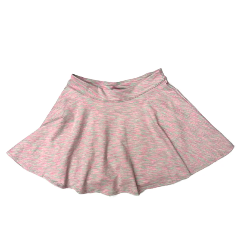 Athletic Skirt By Outdoor Voices In Green & Pink, Size: M wool skirt sturdy