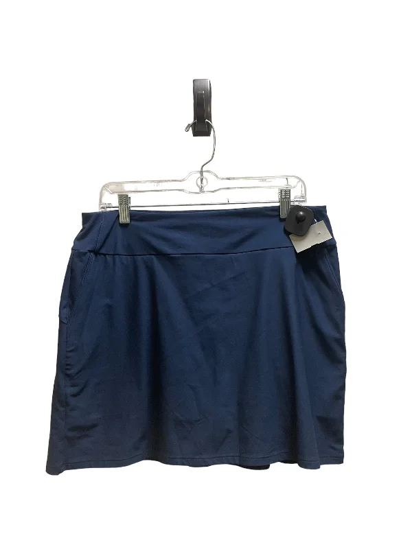 Athletic Skirt By Under Armour In Navy, Size: L cashmere skirt fine