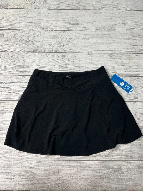 Athletic Skirt Skort By Athleta In Black, Size: Xl linen skirt natural