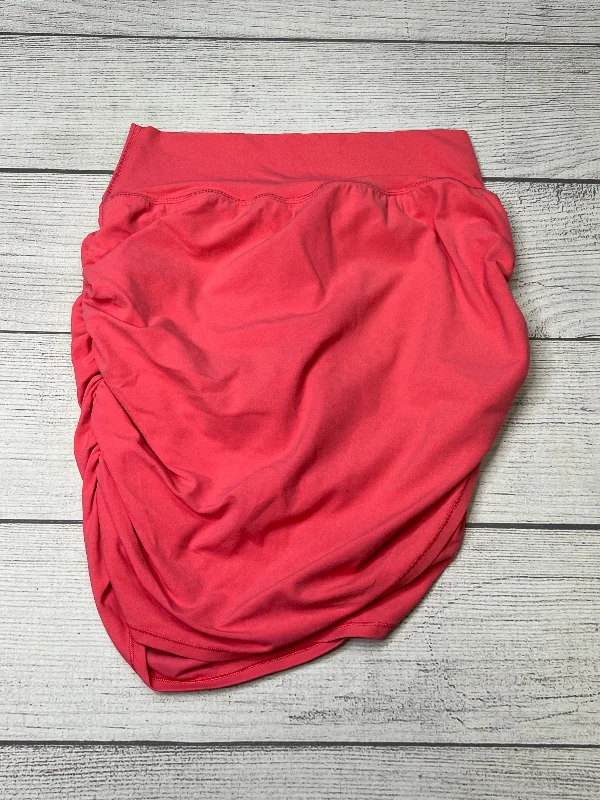 Athletic Skirt Skort By Athleta In Pink, Size: L belted skirt waist