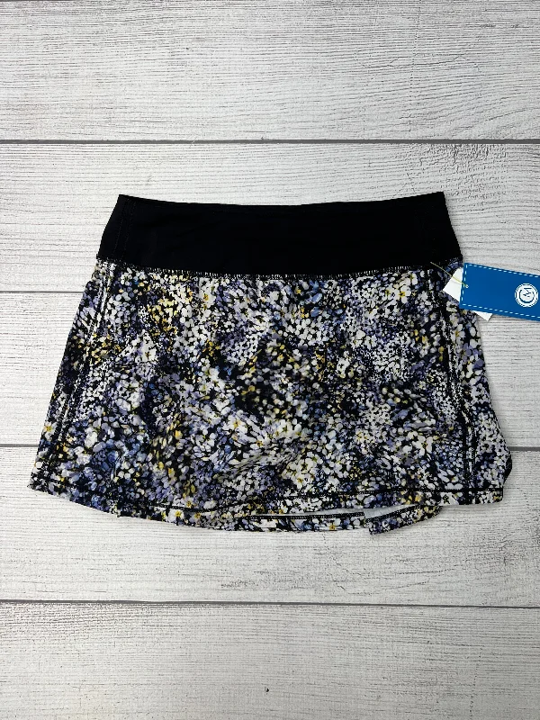 Athletic Skirt Skort By Lululemon In Floral, Size: 6long linen skirt light
