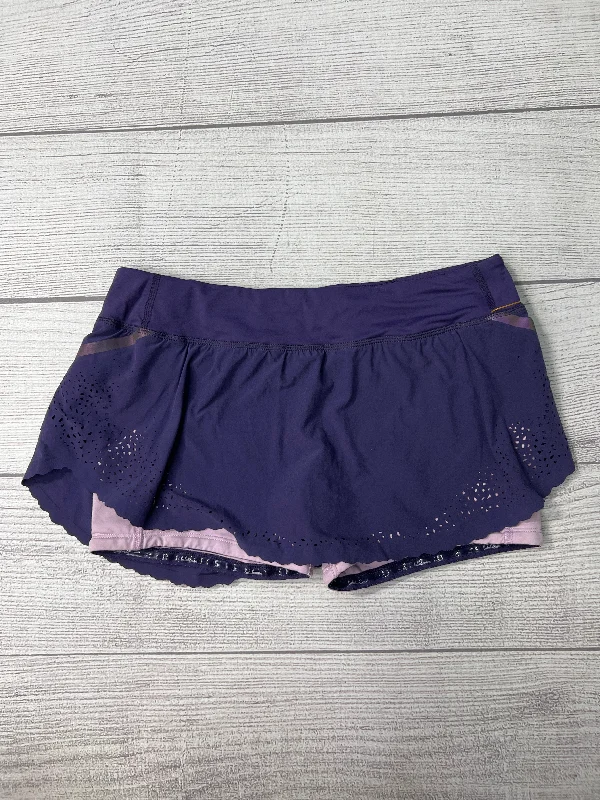 Athletic Skirt Skort By Lululemon In Purple, Size: 6 lace skirt romantic