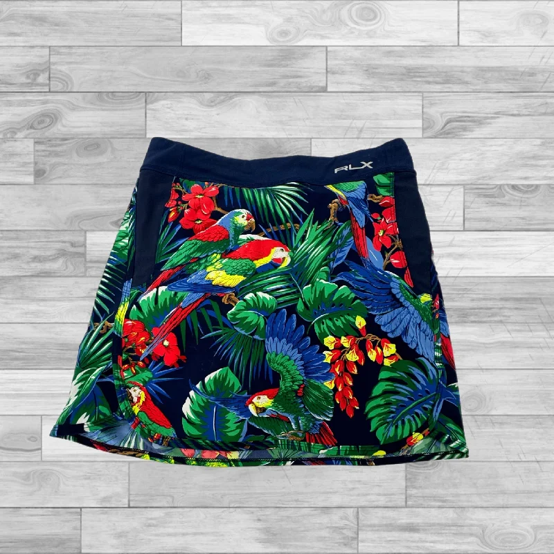 Athletic Skirt Skort By Ralph Lauren In Floral, Size: Xs chiffon skirt flowing