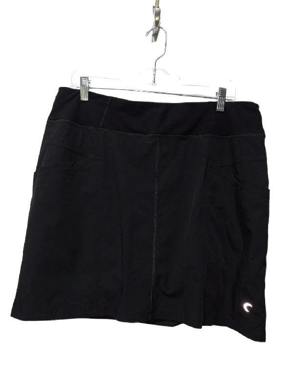 Black Athletic Skirt Zyia, Size Xxl linen skirt relaxed