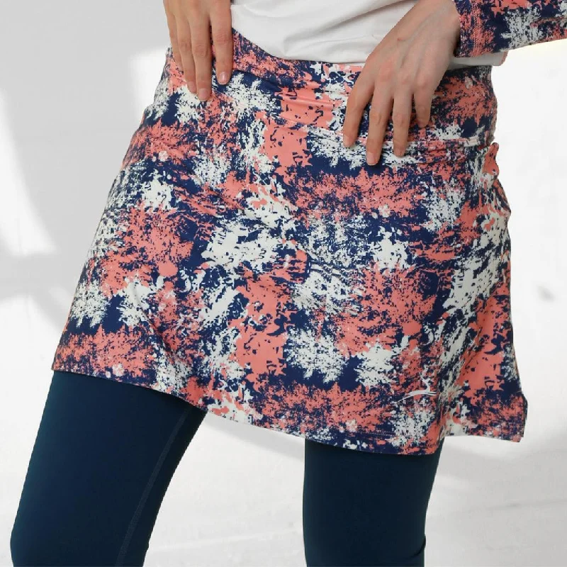 Dry fit printed skirt - Pinky Patches flowy skirt hem