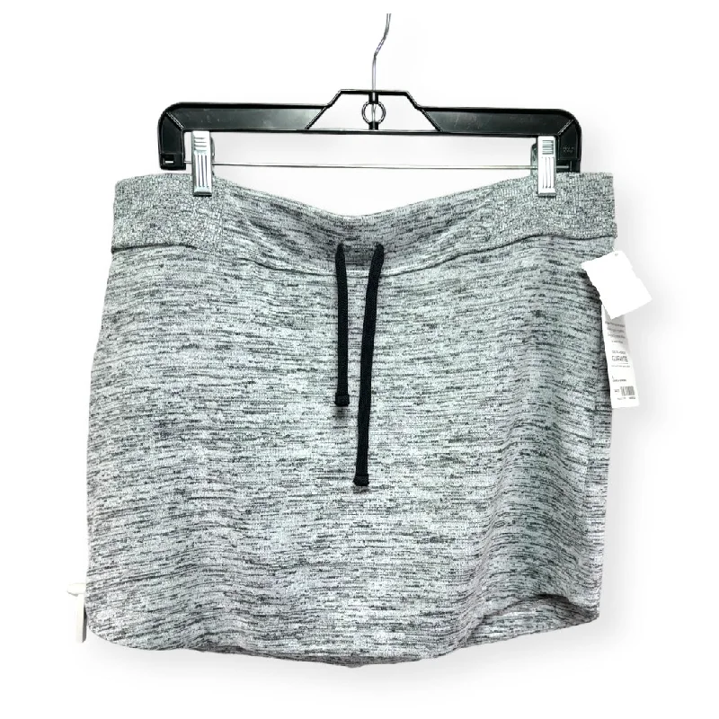 Grey Athletic Skirt Athleta, Size L velvet skirt plush