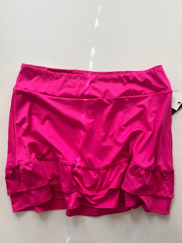Pink Athletic Skirt Skort Crown And Ivy NWT, Size Xl denim skirt casual