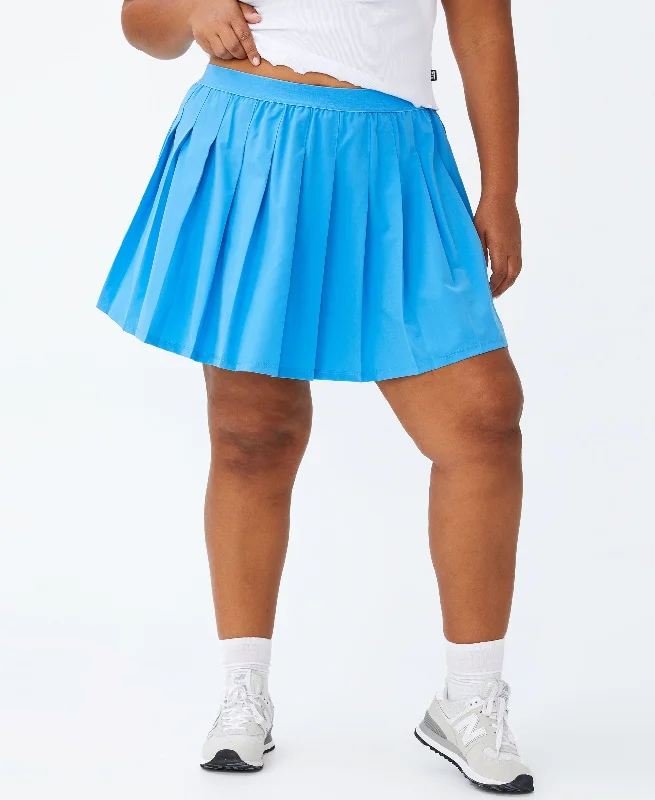 Trendy Plus Size Active Match Point Tennis Skirt satin skirt smooth
