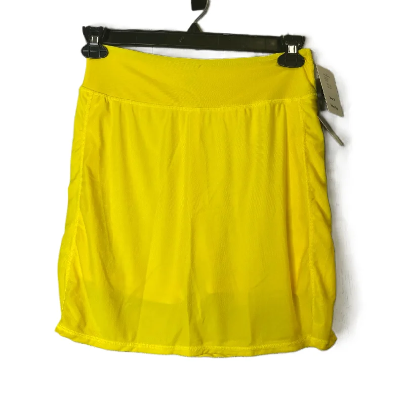 Yellow Athletic Skirt By Moanblur, Size: M boho skirt vibe