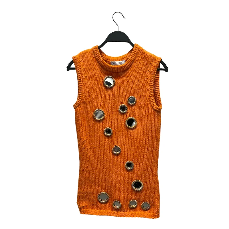 JW ANDERSON(J.W.ANDERSON)/Sweater/XS/Cotton/ORN/MIRROR Satin Fabric Silk Fabric Chiffon Fabric