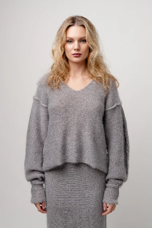 Molly Mohair Sweater Wool Fabric Cashmere Fabric Tweed Fabric