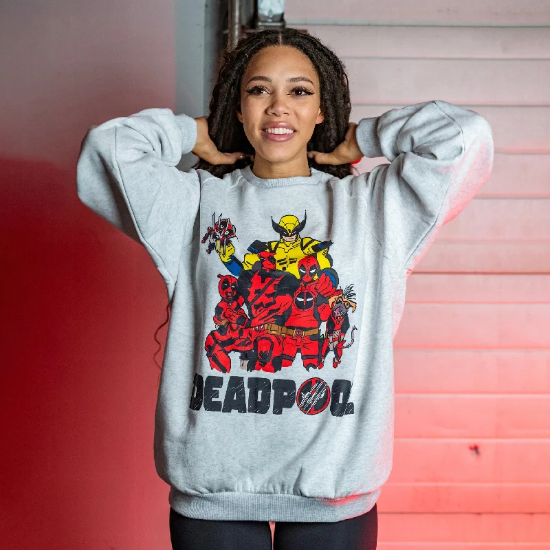 Deadpool Crewneck Sweater Elegant Classic Vintage