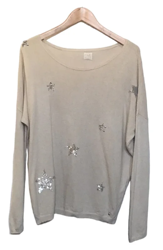 Des Petits Hauts Sweater (Size L) Terry Terry Cloth Terry Knit