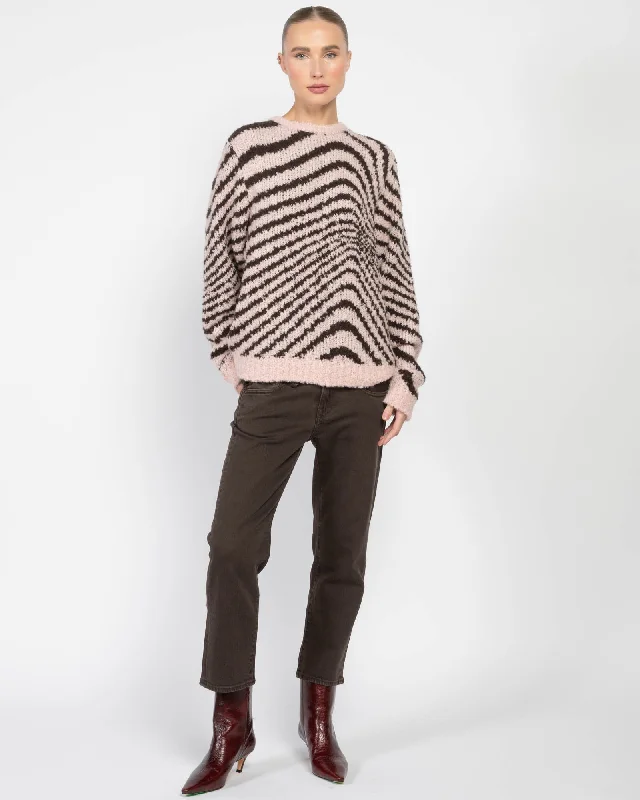 BROWN/BABY PINK