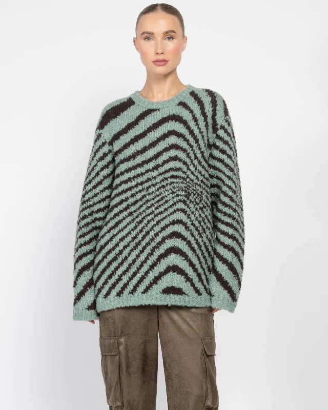 Digital Surfer Sweater Velvet Chenille Corduroy