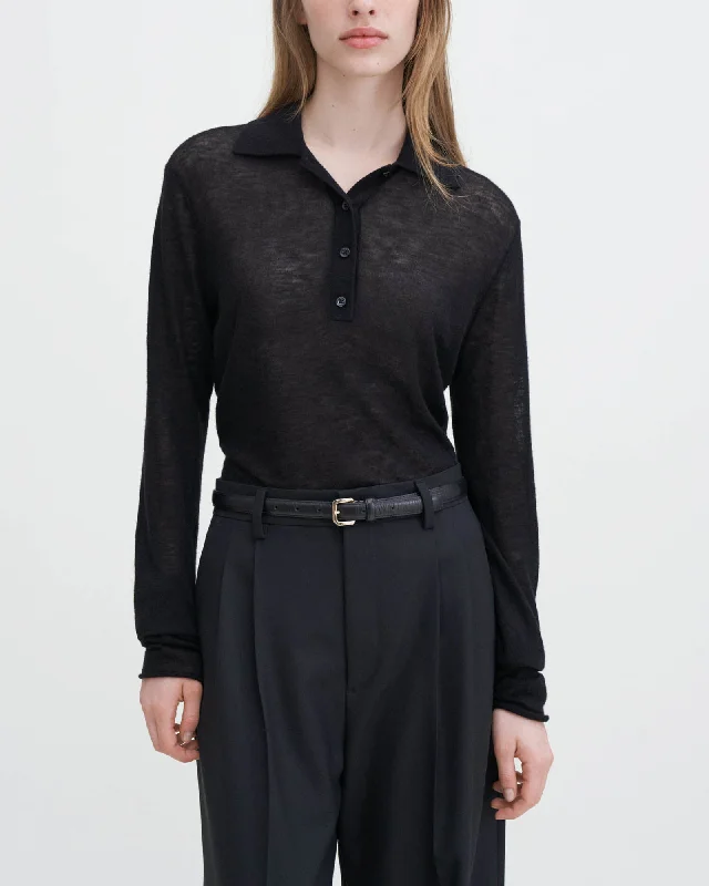 Knit Polo Sweater Lightweight Heavyweight Midweight