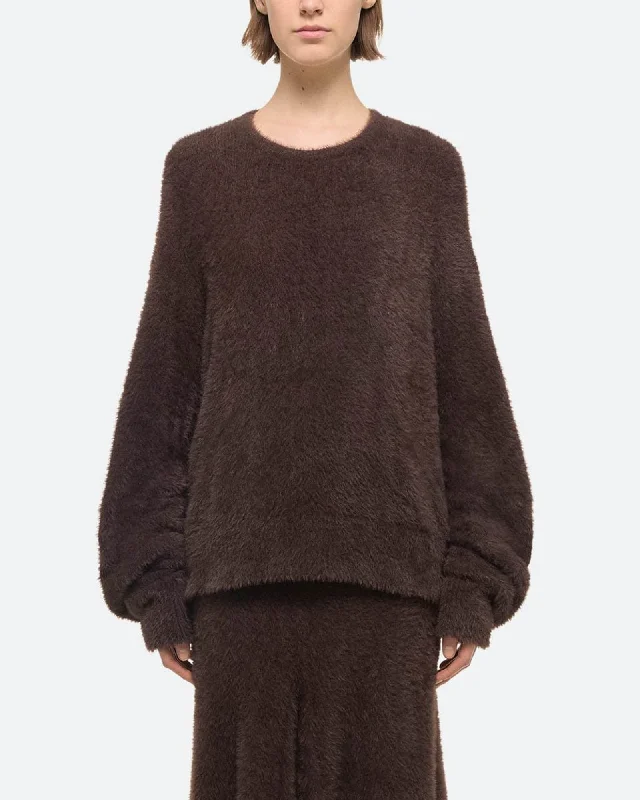Apex OV Sweater Cable Knit Ribbed Knit Lace Knit