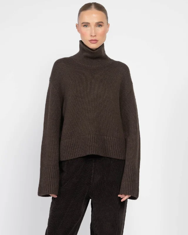 Fleur Sweater Mesh Blend Leather Blend Suede Blend