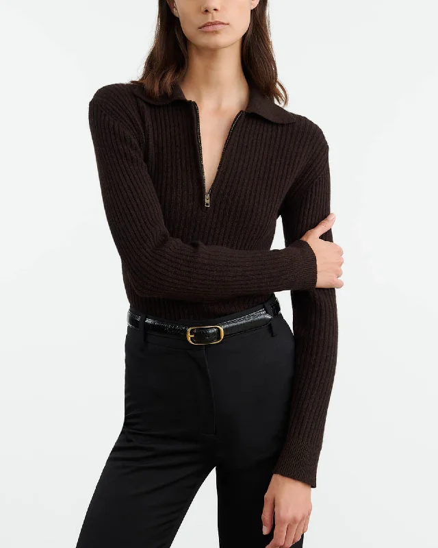 Braxton Sweater Silk Blend Satin Velvet