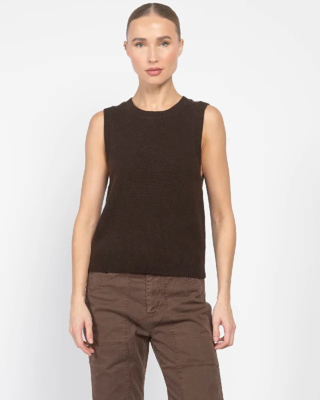 Jamiya Sleeveless Sweater Beaded Sweater Sequined Faux Fur