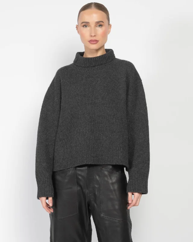 Omaira Sweater Cable Knit Ribbed Knit Lace Knit