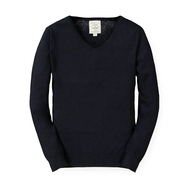 Fine Gauge V-Neck Sweater Wool Fabric Cashmere Fabric Tweed Fabric