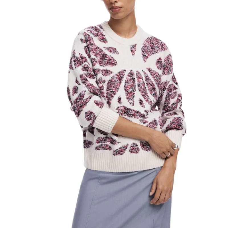 Bordeaux Polyester Sweater Thin Thick Dense