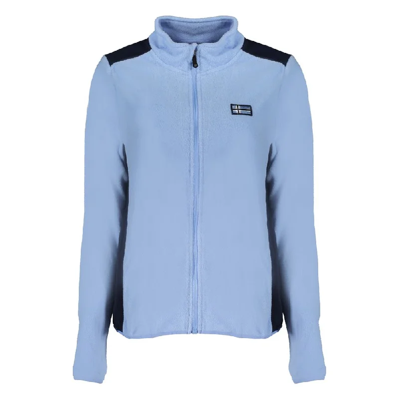 Light Blue Polyester Women Sweater Nylon Fabric Polyester Fabric Spandex Fabric