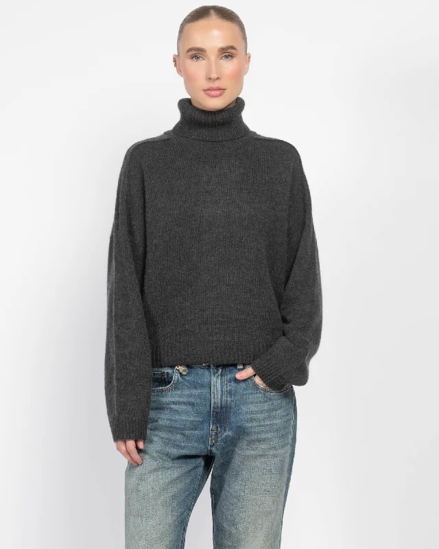 Bangkok Turtleneck Sweater Fleece Sweater Nylon Polyester