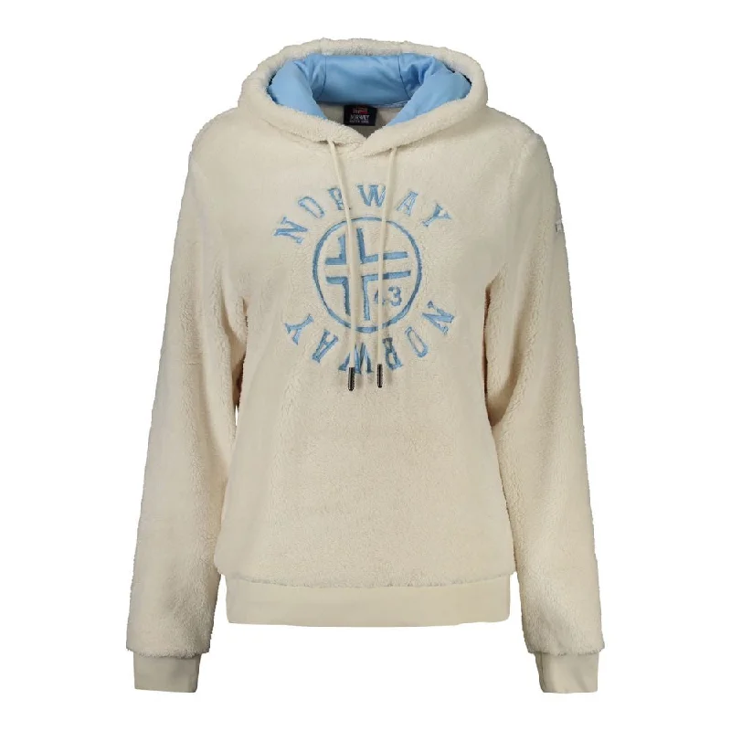 White Polyester Sweater Fitted Loose Oversized