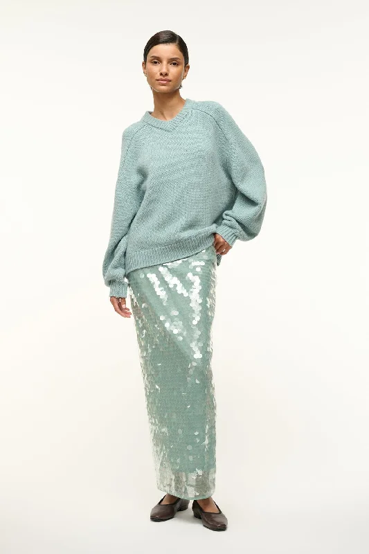 WILSON SWEATER | MIST Cotton Fabric Linen Fabric Terry Fabric