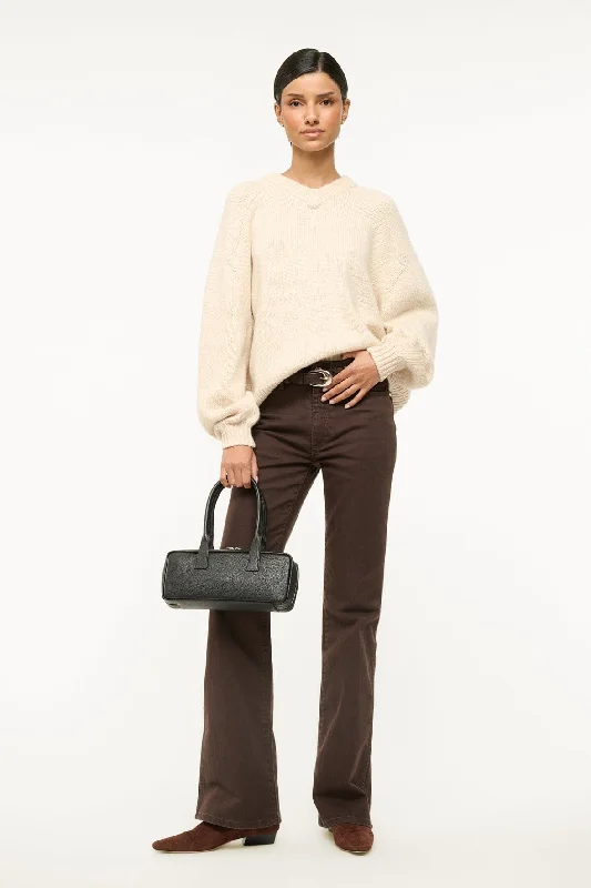 WILSON SWEATER | OATMEAL Mesh Fabric Canvas Fabric Denim Fabric