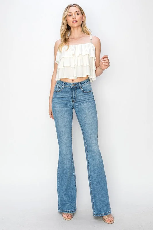 Bailey Flare Jeans Trendy Skinny High-Waist Jeans