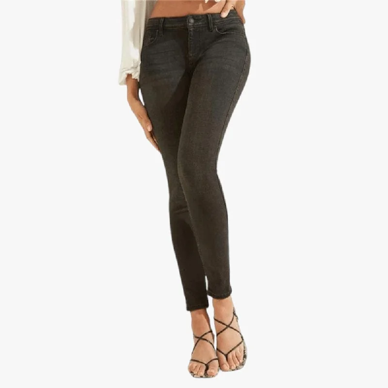 Guess Women's Novak Power Skinny Jeans Black Fashionable Jeggings Style Jeans