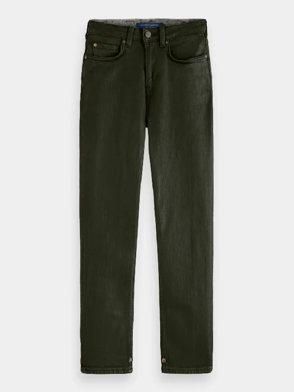 High Five slim-fit coated jeans Trendy Colored Denim Jeans