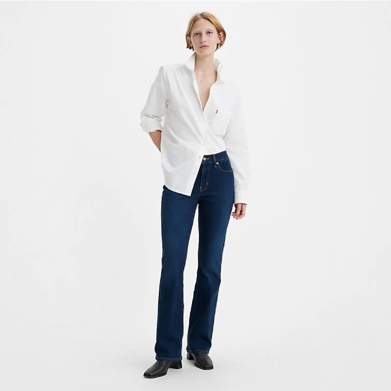Levi's Classic Women's Bootcut Jeans - Cobalt March Casual Distressed Skinny Jeans