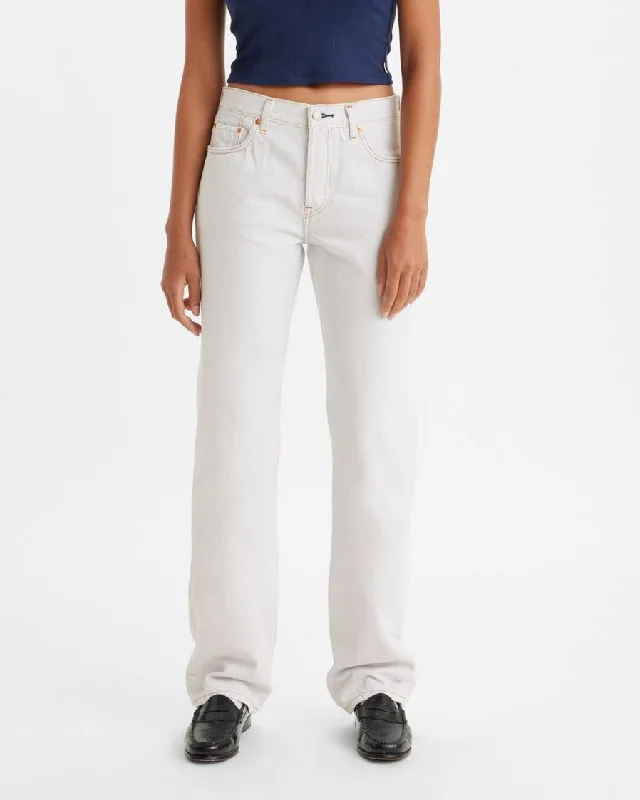 Levi's® Womens 501 90's Relaxed Straight Fit Jeans - Left Out Fashionable White Denim Jeans