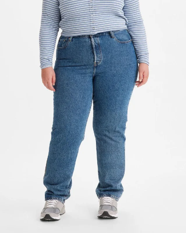 Levi's® Plus Size 501 Jeans For Women - Shout Out Stone Casual Distressed Denim Jeans