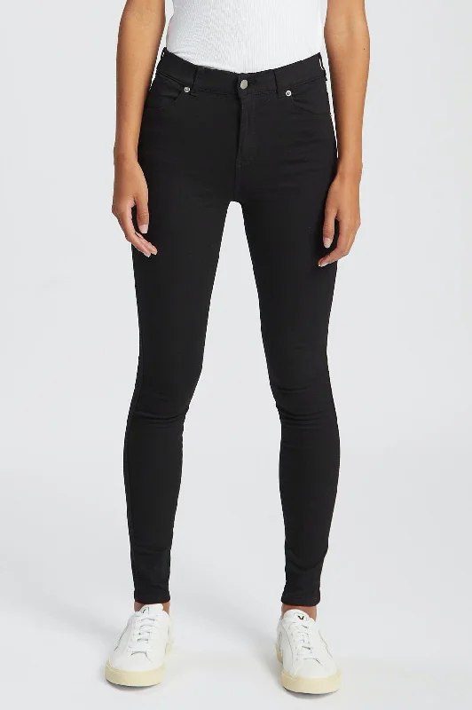 Lexy Skinny Jeans - Black Casual Skinny Fit Jeans