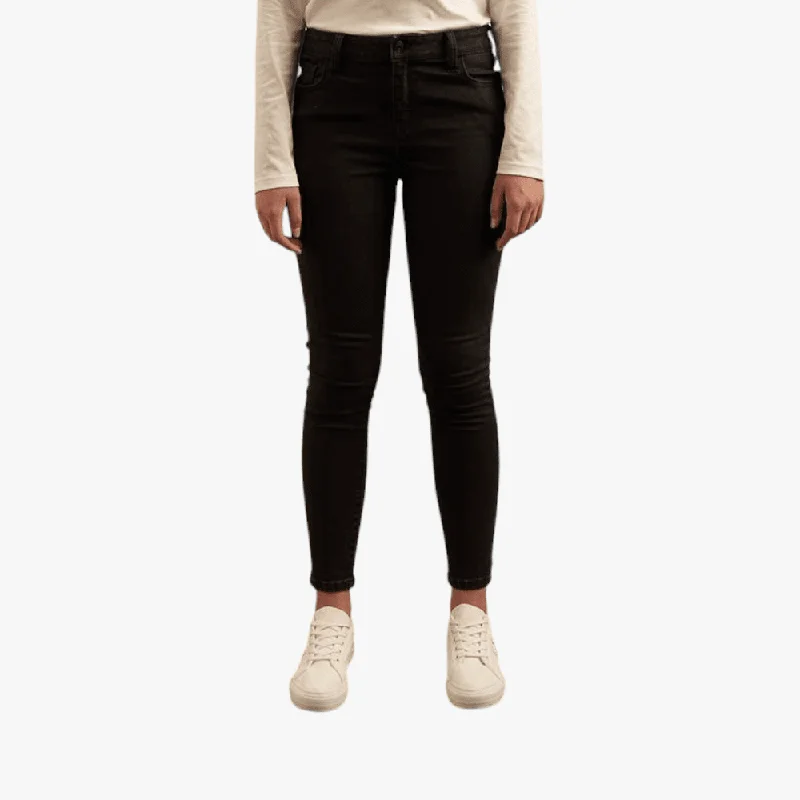 Polo Womens Skinny Jeans Black Stylish High-Waisted Denim