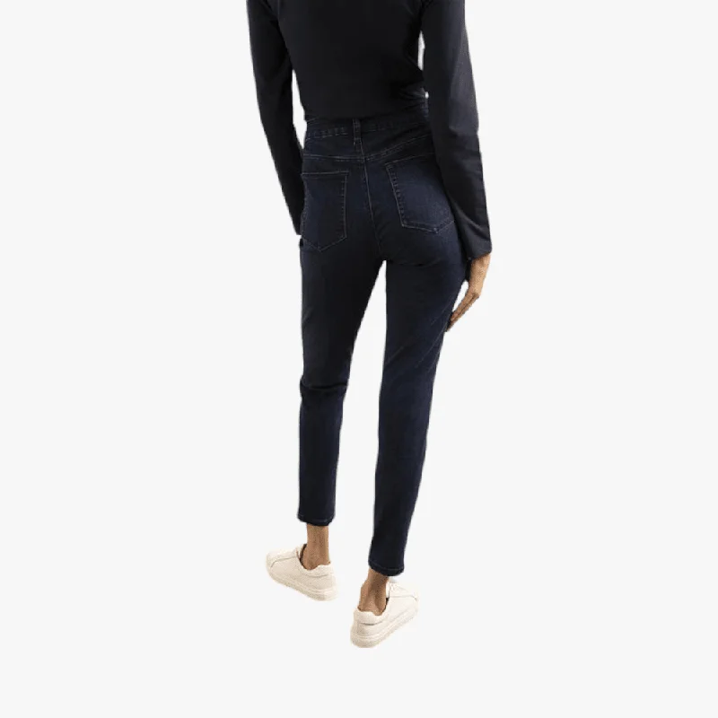 Polo Womens Skinny Jeans Dark Wash Trendy Vintage Denim Jeans