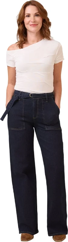 Lily Wide Leg Jeans - Women's|-|Jean à jambe large Lily - Femme Elegant Wide-Leg Jeans