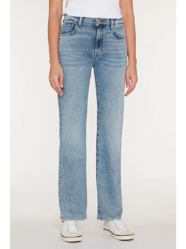 7 For All Mankind Ellie Straight Luxe Vintage Jeans Self Made Comfortable Straight-Legged Denim 7 For All Mankind Ellie Straight Luxe Vintage Jeans Self Made Comfortable Straight-Legged Denim