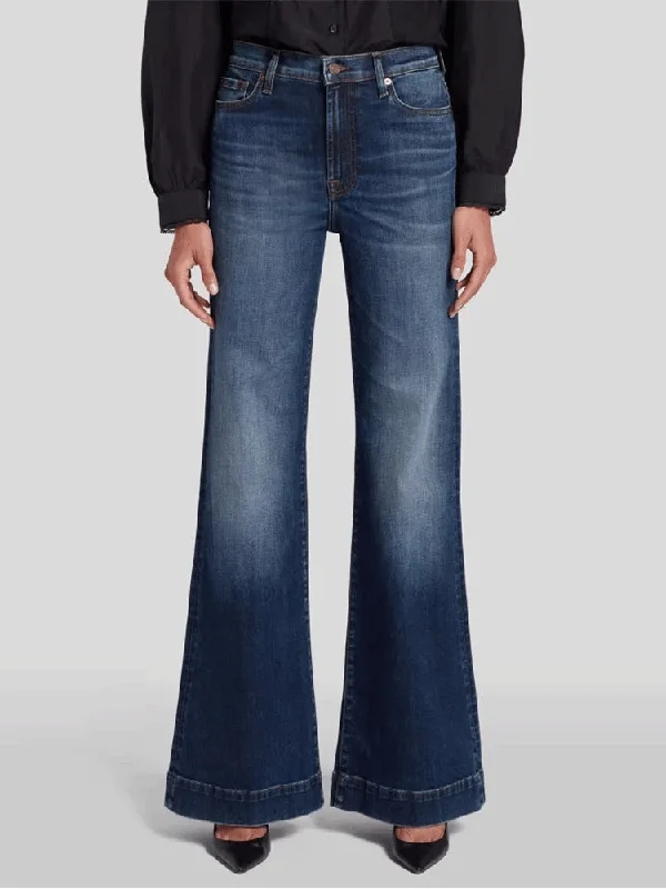 7 For All Mankind Modern Dojo Jeans Retro Casual Distressed Skinny Jeans