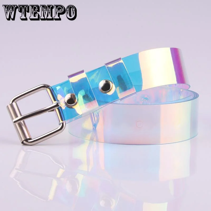 Fashion Women Round Buckle Wild Belts Alloy Buckle Ring Jeans Belts Pants Accessories Casual Distressed Denim Jeans