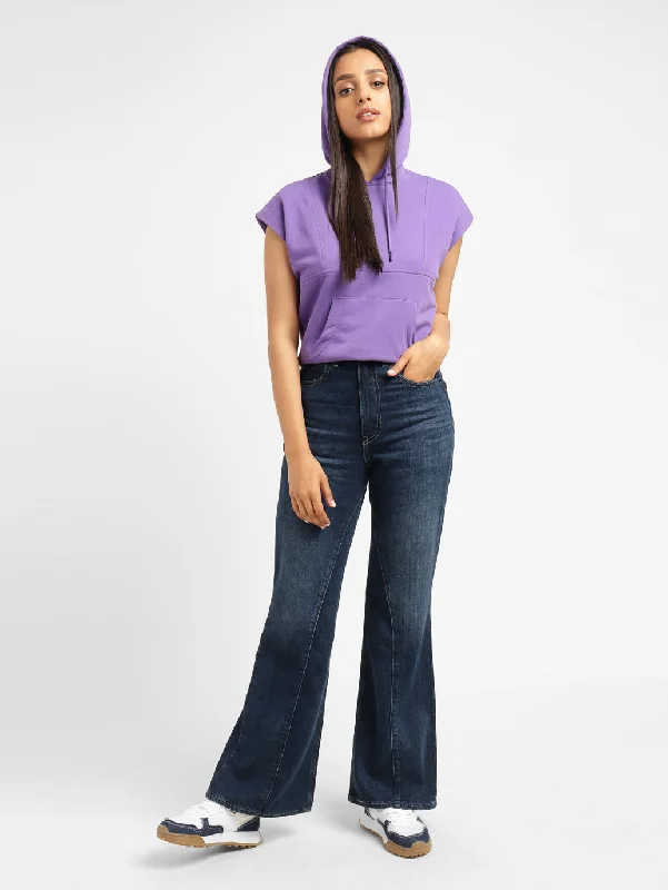 Levi's x Deepika Padukone Mid Rise Flared Fit Jeans Trendy Wide-Legged High-Waist Jeans