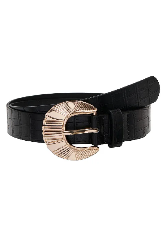 ONLY LULA PU JEANS BELT Fashionable Relaxed Fit Denim